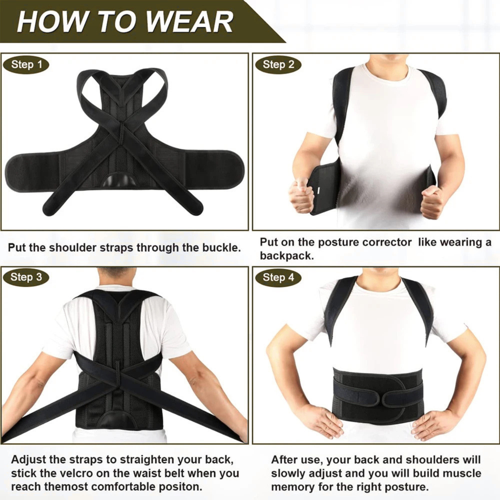 Adjustable Posture Corrector Back Brace