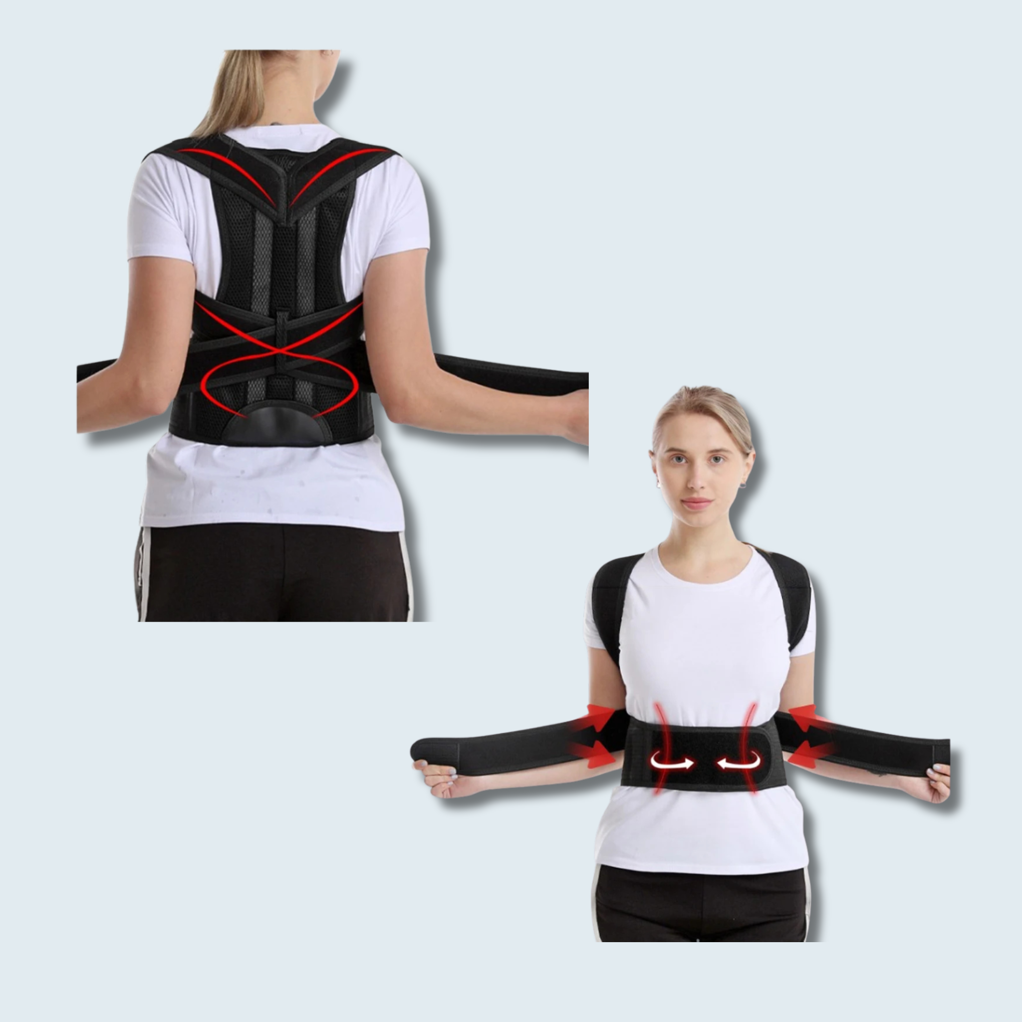 Adjustable Posture Corrector Back Brace