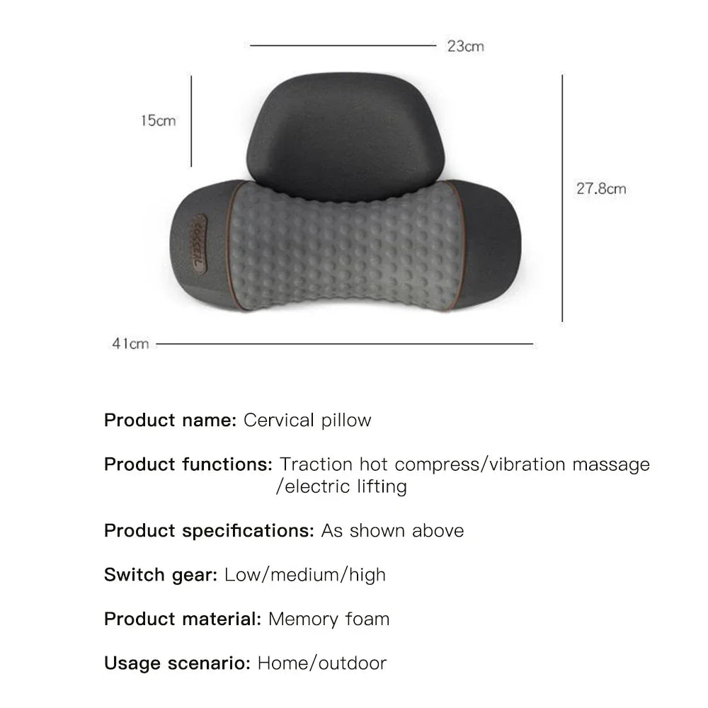 Heated Neck Massager Pillow